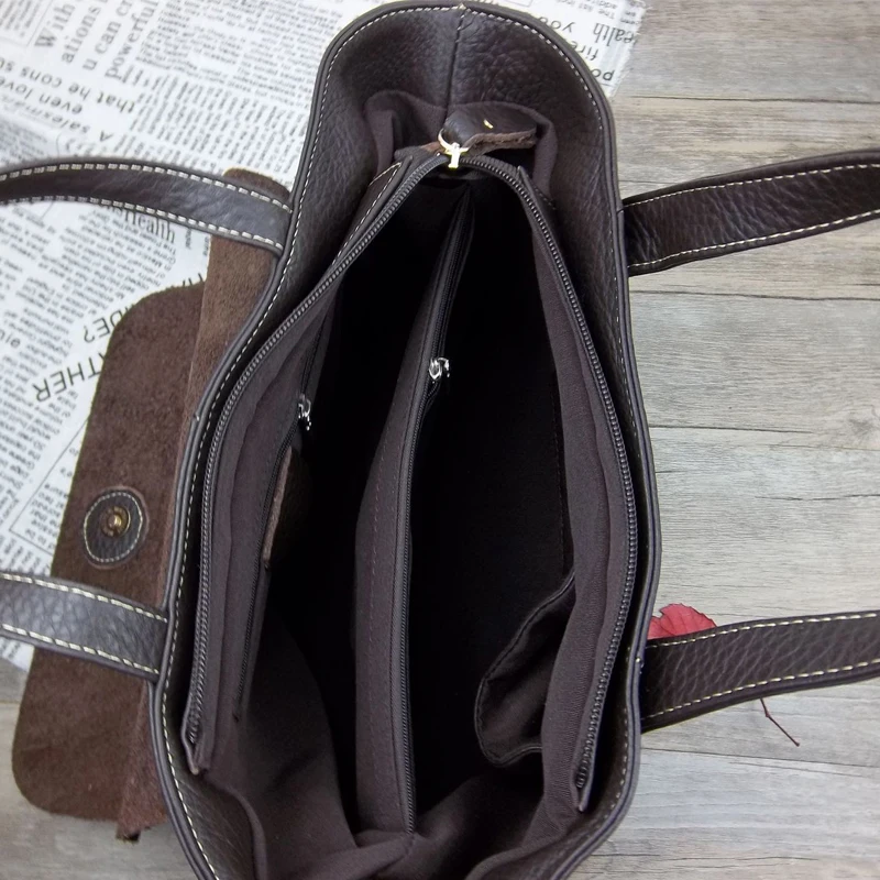 Коровья кожа сумки женские из натуральной кожи Doctor сумка винтажная Обложка Tote