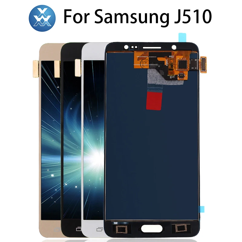 Для samsung Galaxy J510 J510FN J510F J510G J510Y J510M дисплей сенсорный экран Digitizer сборка для J5 2016