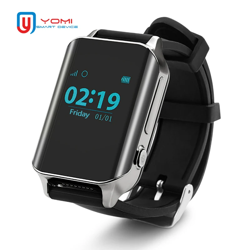 

Smart Watch 2G Elder Parents SOS Call GPS Tracker Heart Rate Measure Remote Monitor Wristwatch Smart Clock for IOS Android