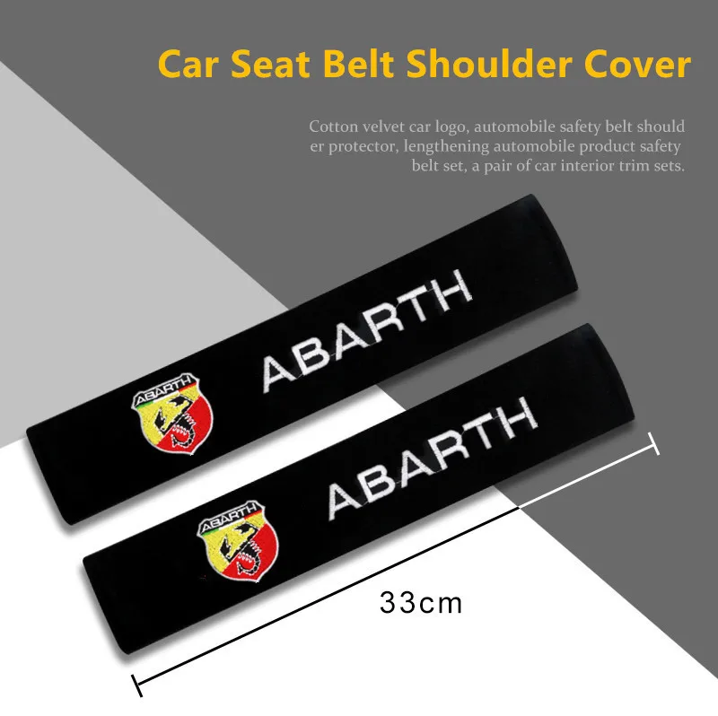 33 см Хлопковый чехол для стайлинга автомобиля Fiat Punto Abarth 500 Stilo Ducato Palio badge