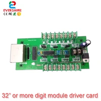 big digital numbers module driver card use for 52 inch or more led digital number module gas oil price led sign control card