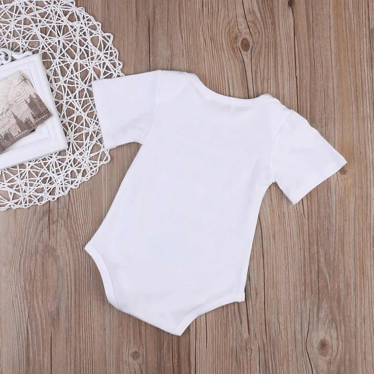 Детская одежда pudcoco хлопковый комбинезон с короткими рукавами для новорожденных