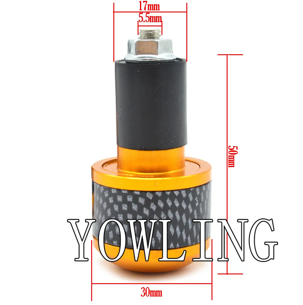 Универсальный мотоциклетный руль Торцевая вилка слайдер мотоцикл противовес