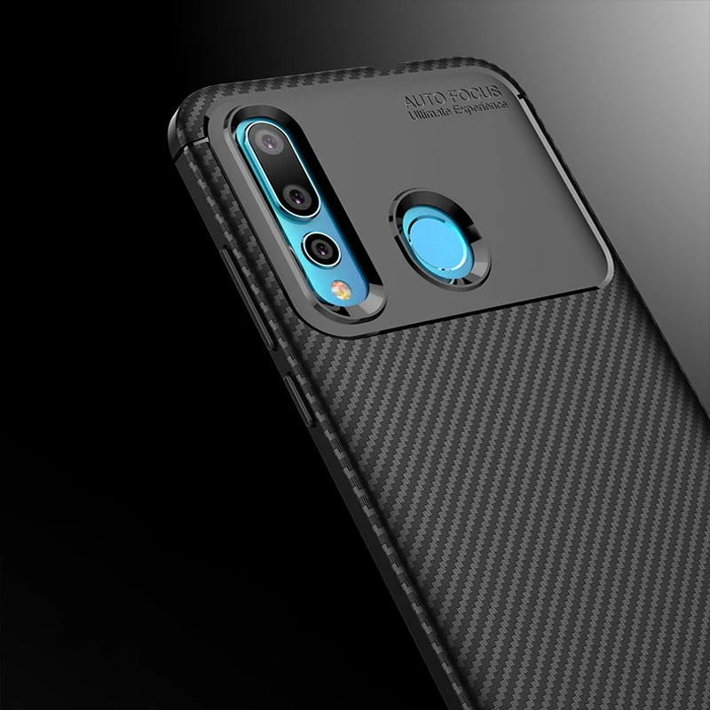 Nova 4 задний Чехол для Huawei 3 чехол Nova3 корпус из углеродного волокна ТПУ мобильного