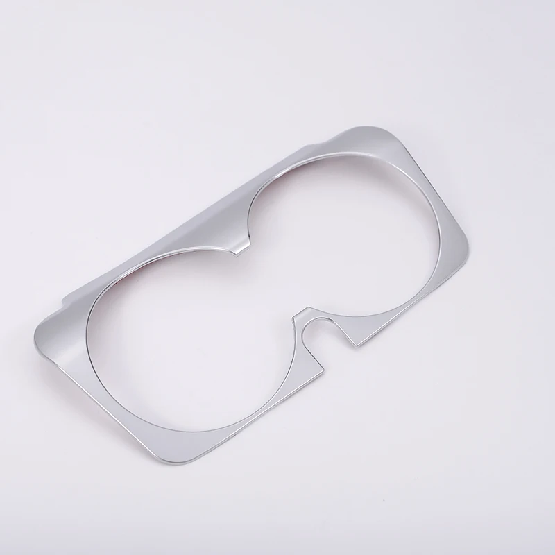 Car Accessories Cup Holder Cover Frame Trim ABS Chrome For Mercedes Benz GLC C Class W205 C180 E W213 E200l E300 2015-2017 | Автомобили и