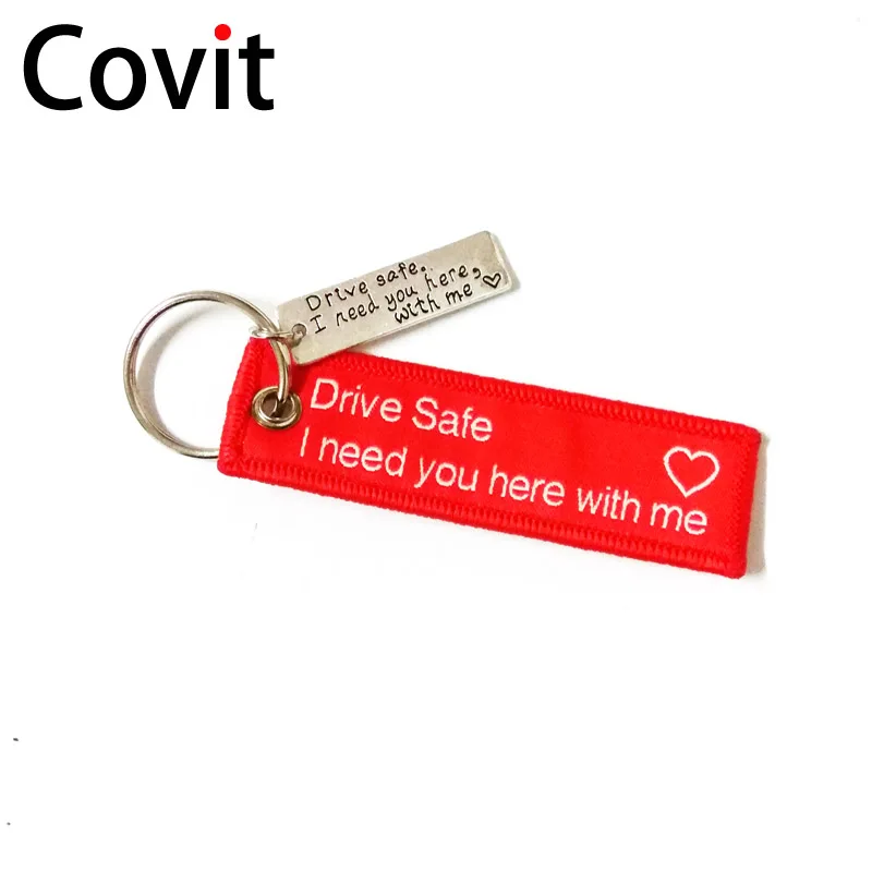 Covit металлический гравированный привод безопасный красивый брелок для ключей I