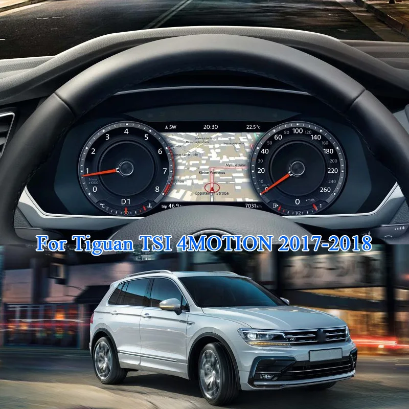 Стайлинг автомобиля QCBXYYXH Защитная ПЭТ пленка для приборной панели Volkswagen Tiguan 2017