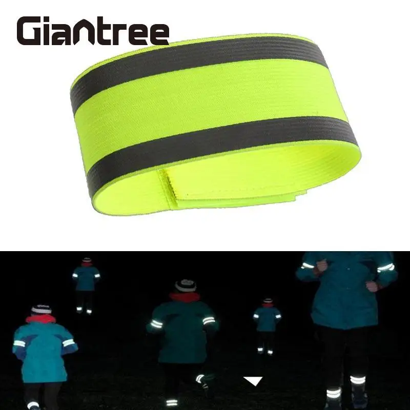 Giantree Спорт на открытом воздухе велосипед ночной бег велосипед безопасности отражательная полоса на руку ремень светоотражающий материал ремень