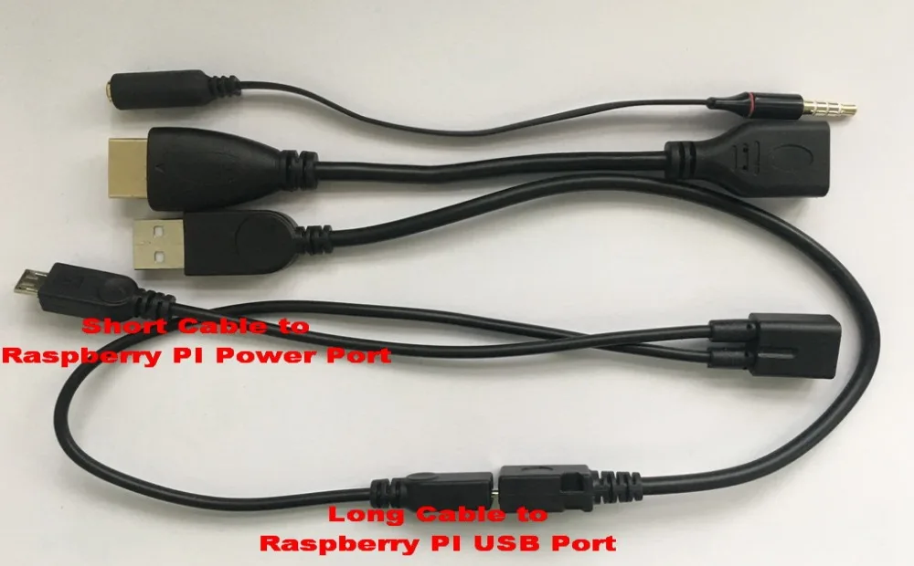 Raspberry PI 3 набор кабелей для док-станции NEOGEO X, HDMI и av-кабель в комплекте