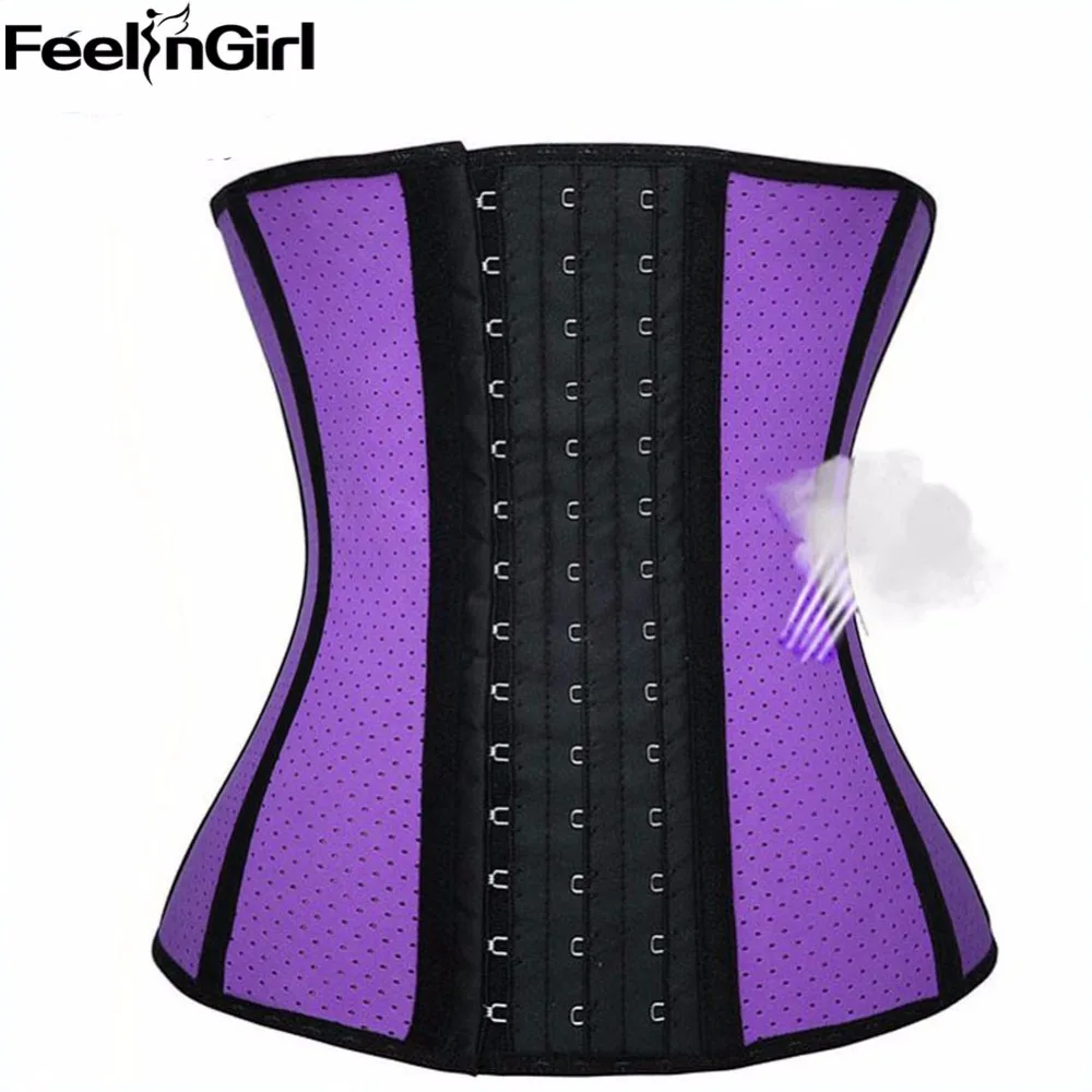 Новинка 2017 года Летний Дышащий Латекс корсаж женские корсеты корректирующие
