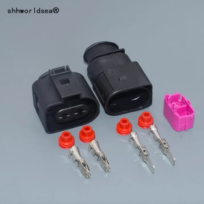 Shhworldsea 2 Pin 1J0 973 752 / 1J0973752 6,3 мм авто топливный коннектор инжектора гнездо вентилятора для VW Toyota Honda Hyundai Elantra Shhworldsea 2 Pin 1J0 973 752 / 1J0973752 6,3 мм авто топливный коннектор инжектора гнездо вентилятора для VW Toyota Honda Hyundai Elantra