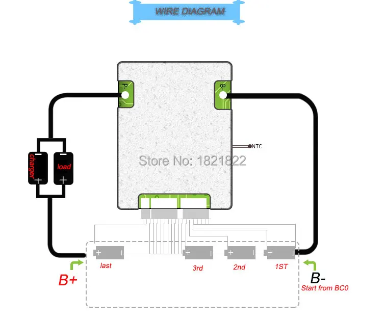 Смарт BMS 4S 20A/30A/35A маленький литий ионный Bluetooth PCM с Android APP UART Внешний ПК