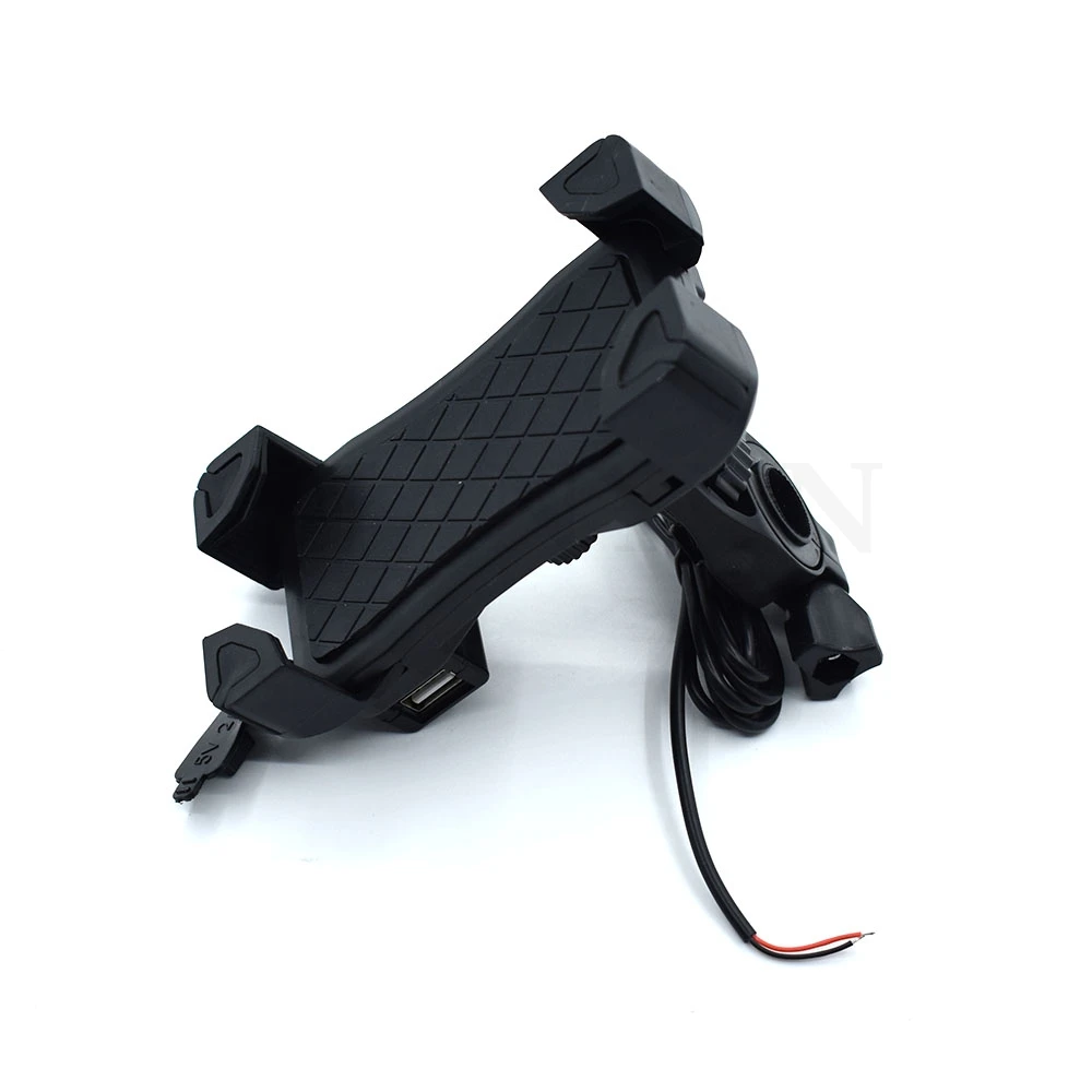 Universal Motorcycle Phone Holder Mobile Stand For Moto Support USB Charger for Suzuki GSXR GSX-R 600 750 1000 K1 K2 K3 | Автомобили и
