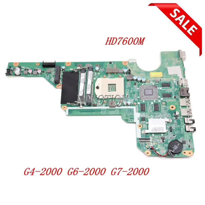 NOKOTION материнская плата для ноутбука hp G4 G4-2000 G6 G6-2000 G7 G7-2000 HM76 7600 м GPU DA0R33MB6F1 680569-501 680569-001 680570-001 аккумулятор большой емкости