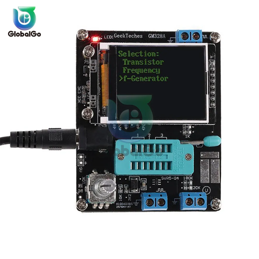 Mega328 GM328B английский Полный Собранный lcr-тестер Диодная емкость ESR метр ШИМ квадратный сигнал частоты волны