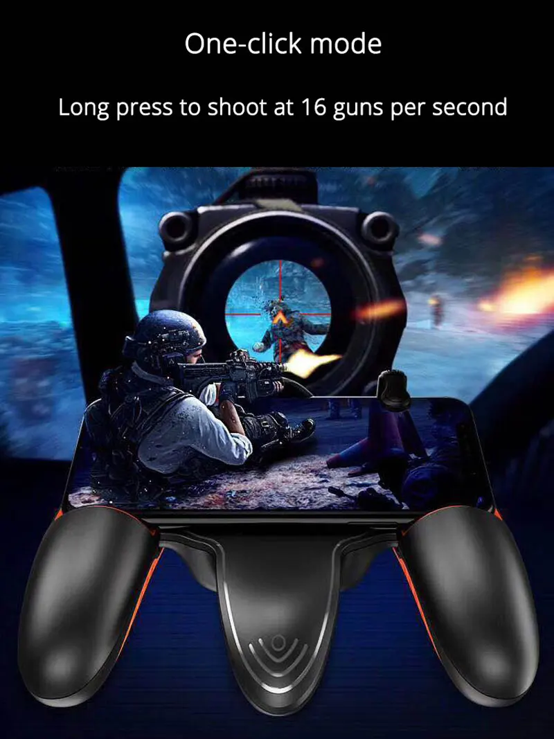 Мобильный игровой контроллер PUBG телефонный радиатор геймпад триггер Кнопка