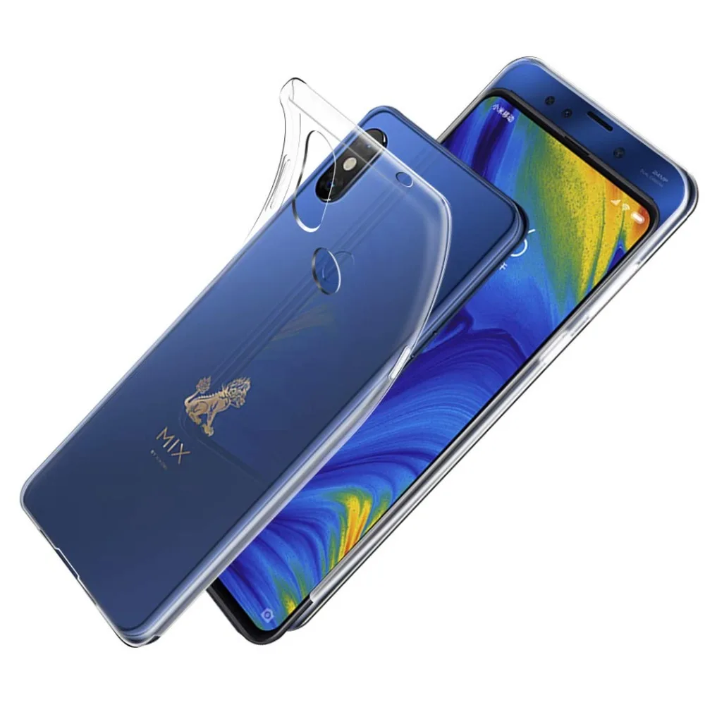 Мягкие Гелевые прозрачные чехлы из ТПУ Xiaomi mi x 3 Прозрачная силиконовая задняя