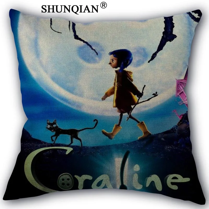 Высокое качество хлопок и лен Coraline декоративная Свадебные наволочки наволочка