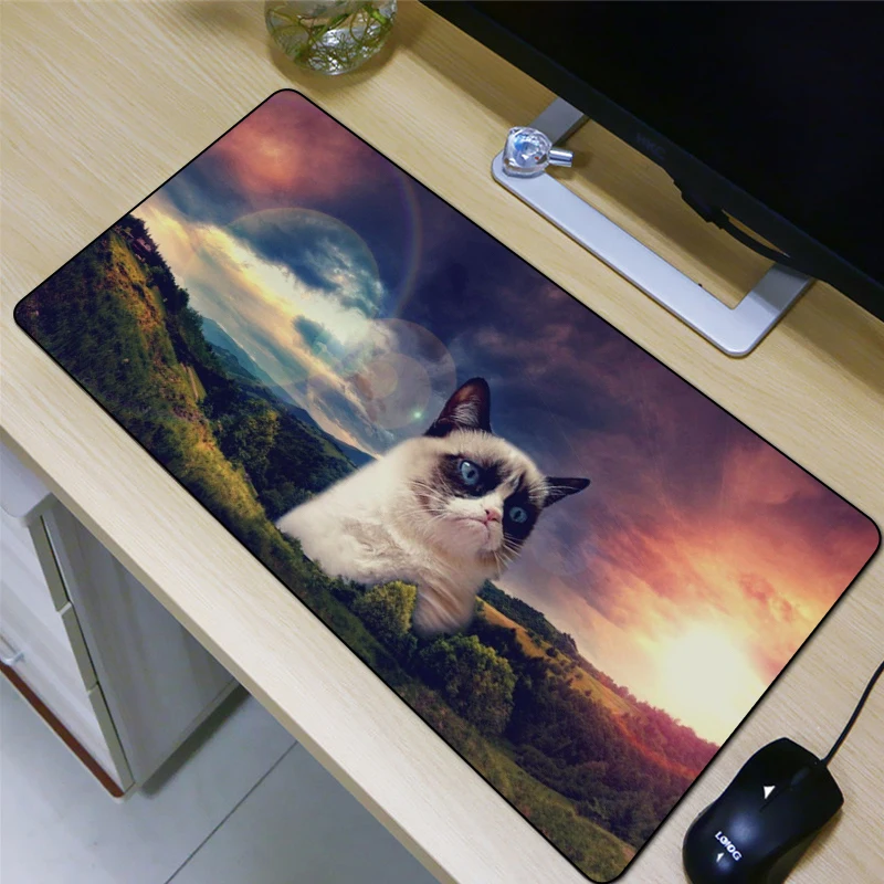 FFFAS 80X40cm коврик для мыши с мультяшными животными милый рисунок собаки