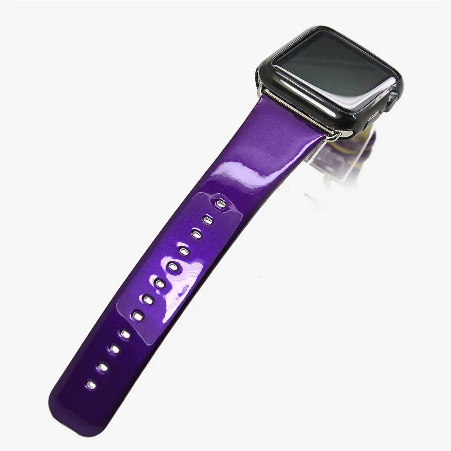 DAHASE блестящий кожаный ремешок для Apple Watch iWatch 42 мм 38 серия 1/2/3 часов | Наручные часы