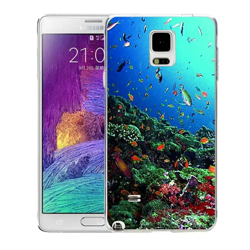 Qmswei мягкий чехол для телефона из ТПУ samsung Note5 S8 s6 s7 edge s4 s5 s3 C5 C9 note3 note4 S9plus Флора Луна