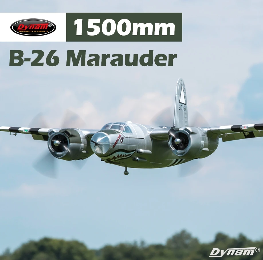 Dynam B26 Marauder 1 5 m rc самолет PNP и RTF|rc airplane pnp|rc airplanerc pnp |