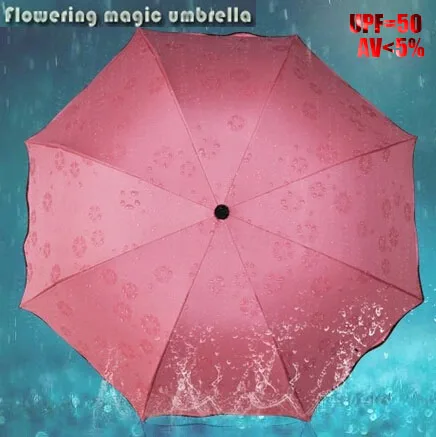 Волшебный Водонепроницаемый женский зонт принцессы с черным покрытием