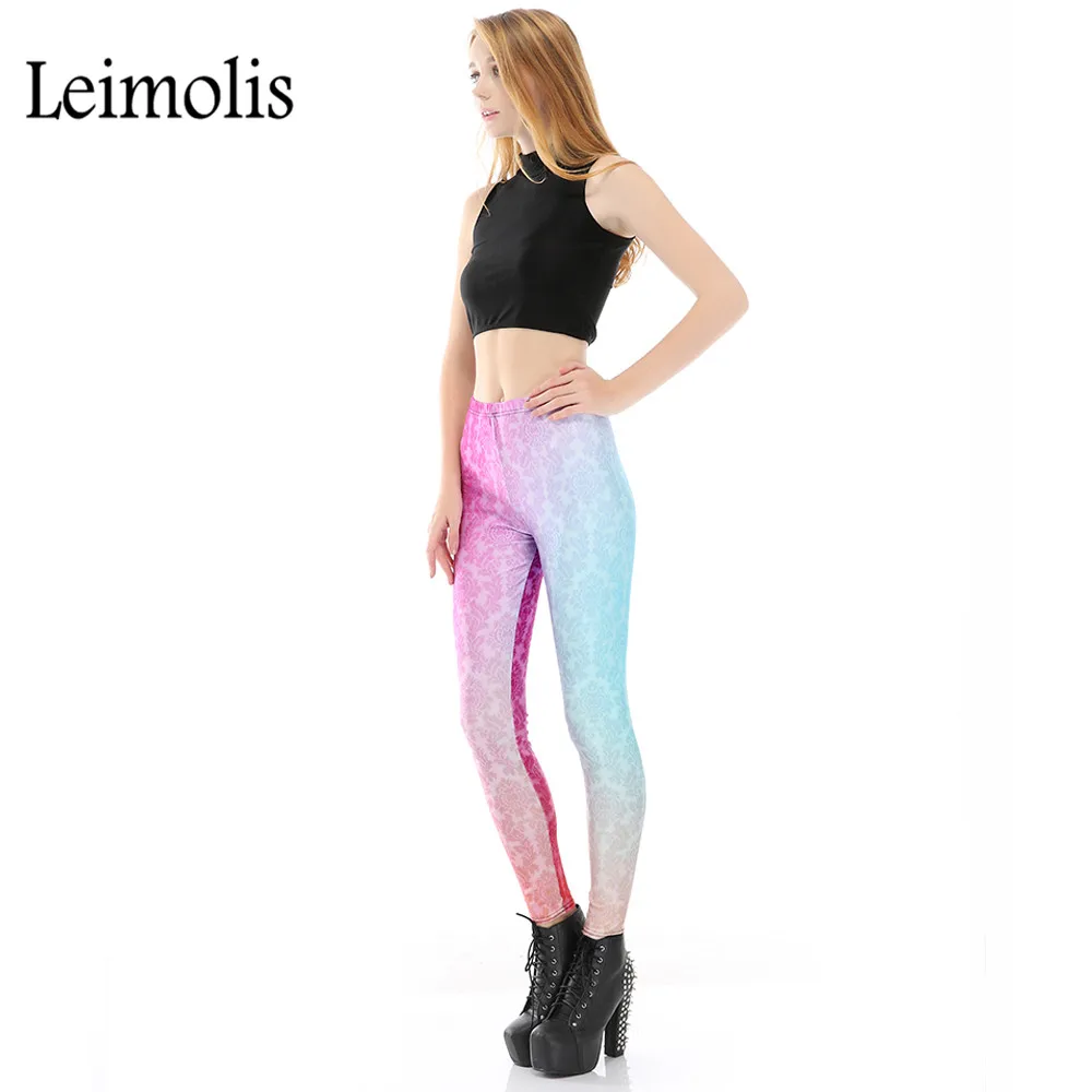 Leimolis, 3d принт, броня, леопард, Харадзюку, панк, высокая талия, для тренировок, пуш-ап, спандекс, размера плюс, леггинсы для фитнеса, женские штаны