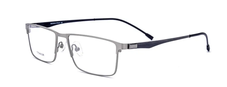 Business Full Rim Titanium Spectacle Man Eligible For Progressive Bifocal Single Vision Minus Square Korean Glasses Frames Itao