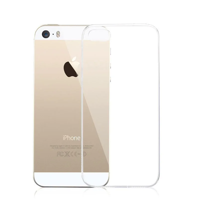 Чехол для телефона s iPhone 5S 6 7 8 X чехол мягкий прозрачный силиконовый задняя крышка