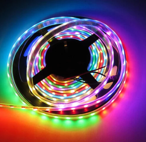 

5M Free Shipping 30led/m WS2812B Pixel Strip WS2812 ic Chip SMD5050 LED RGB Full Color Flexible Strip DC5V Non-waterproof