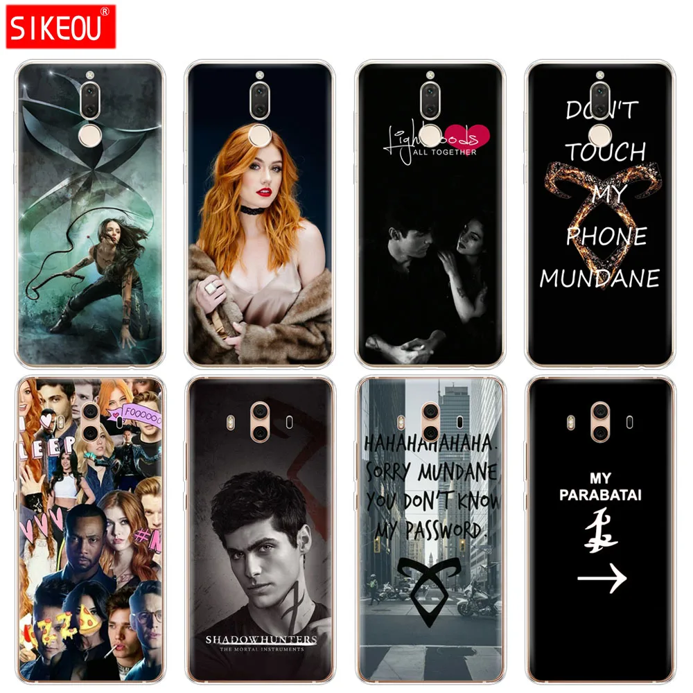 Силиконовый чехол для телефона Huawei mate 7 8 9 10 pro LITE shadowhunters tv show