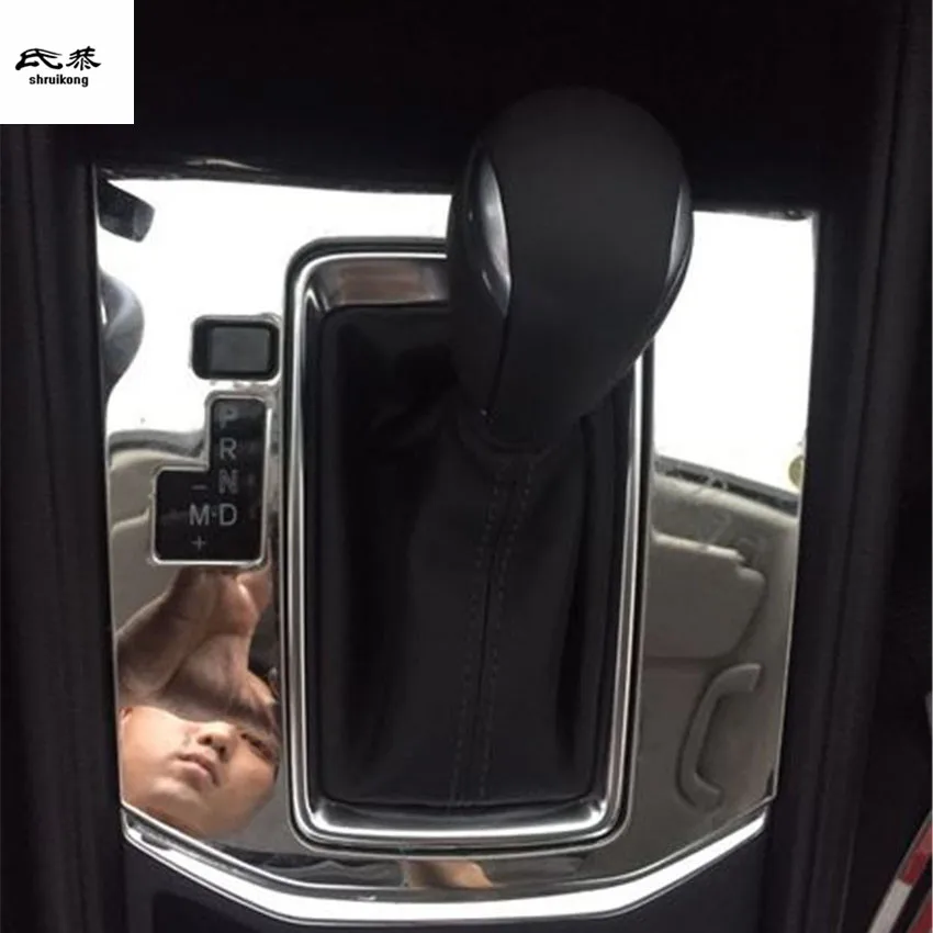 

Free shipping 1pc Car sticker stainless steel gear panel decoration cover for 2017 2108 2019 Mazda CX-5 CX 5 CX5 car accessories