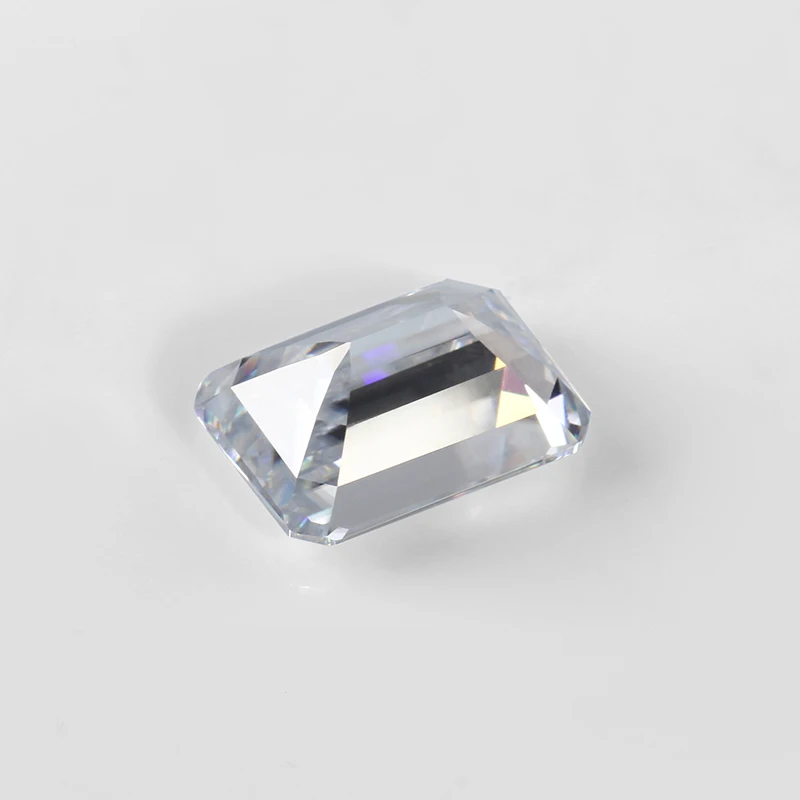 Камень с изумрудной огранкой 8 х6 мм 1 5 карат|stones for jewelry|stones jewelry makingmoissanite loose |