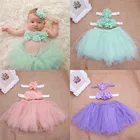 3 шт., детская юбка-пачка, с цветочным принтом