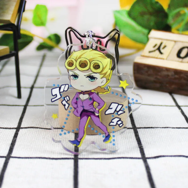 Аниме Jo странные приключения Косплей Брелки держатель мода мультфильм Jotaro Kujo