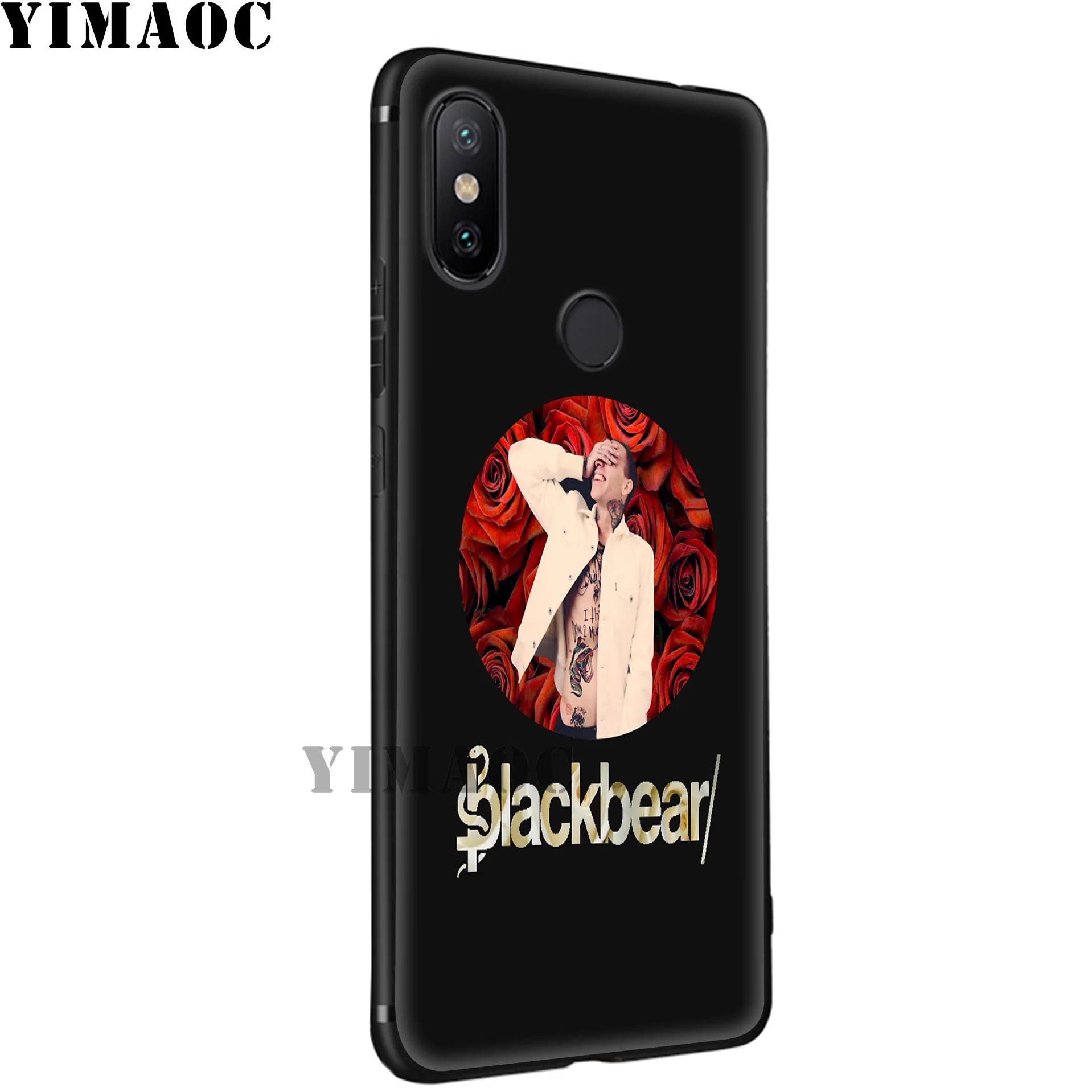 YIMAOC черный медведь раппер Мягкий силиконовый чехол для Xiaomi Redmi 7A Note 7 6 6A 5 4 4X 4A 5A S2