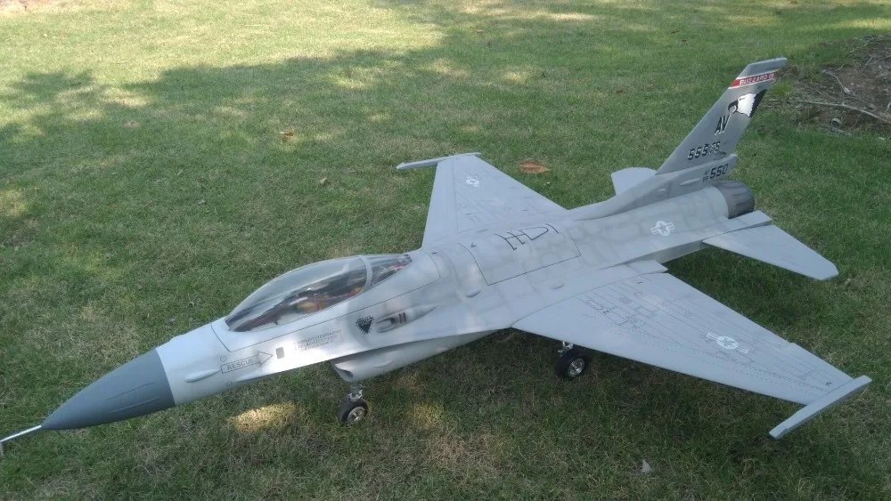 Турбина струя F16 стекловолокна airframe подходит для 4,5-6 кг самолета enginerc