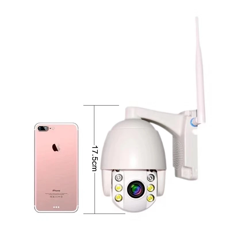 Водонепроницаемая внешняя Беспроводная купольная камера видеонаблюдения 2 Мп Wi