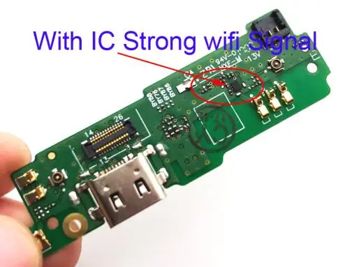 Copy With IC Порт зарядки Micro USB зарядное устройство Соединительная плата гибкий кабель для sony Xperia XA1 Ultra G3221 G3212 G3223 G3226 запчасти - Цвет: Copy With IC