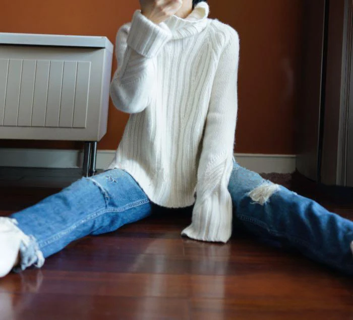 Women's sweater winter cashmere women's and high neck pullover knit clothing | Женская одежда