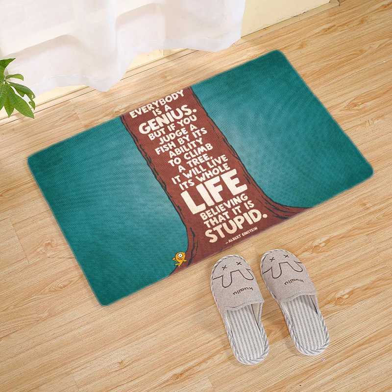 BLRISUP английские буквы печати коврик фланелевый Добро пожаловать для передней