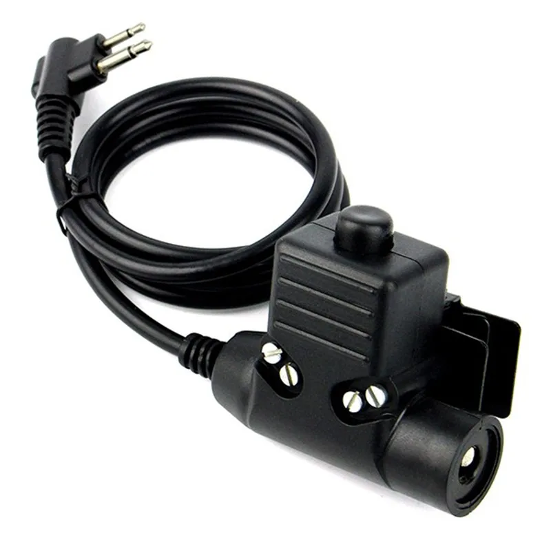 

NEW Waterproof U94 PTT Cable For Plug for Z Tactical Comtac II H50 MSA SORDIN H60 HD01 HD02 Noise Reduction Headset