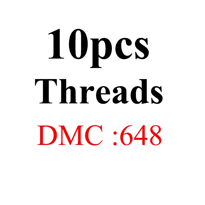 Снеговик, рукоделие вышивка 1,2 м разноцветная опция DMC613-725 10 шт./партия вышивка крестиком хлопковое шитье, моток пряжи вышивка нить - Цвет: 1.2mthread-DMC648