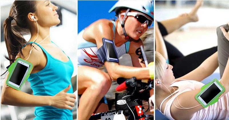 Спортивные нарукавные Чехлы для спортивного зала Xiaomi, нарукавная Повязка для мобильного телефона под 5,5 дюймов, держатель для телефона, сумки, универсальный нарукавный чехол