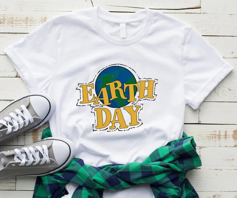

Earth Day 90s Aesthetic Women Girl's T Shirt Fashion Street Style Plus Size Summer Cotton Cute Tops&Tees Hipster Mujer 2019 HOT