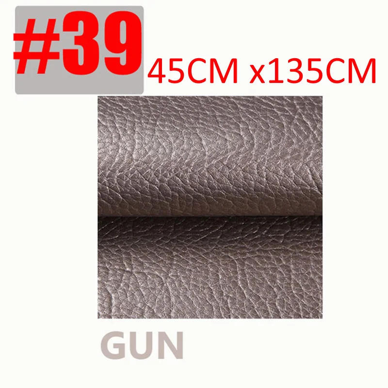 NO.39-45X135cm Экологически чистые самоклеющиеся кожные нашивки из искусственной кожи самоклеющиеся Скидки Большой из искусственной кожи патч ремонт диван с липкой - Цвет: NO.39-45X135cm