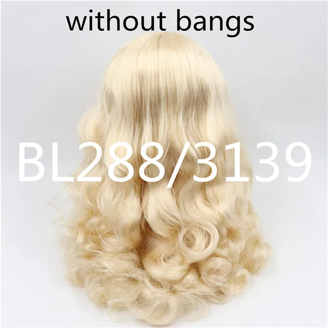 Blyth кукла ледяной RBL головы и купол парик волосы для DIY пользовательские куклы - Цвет: b