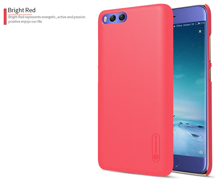 Xiaomi Mi 6 Чехол Xiaomi Mi 6 5,15 ''чехол NILLKIN суперматовый матовый жесткий пластик задняя крышка в розничной упаковке