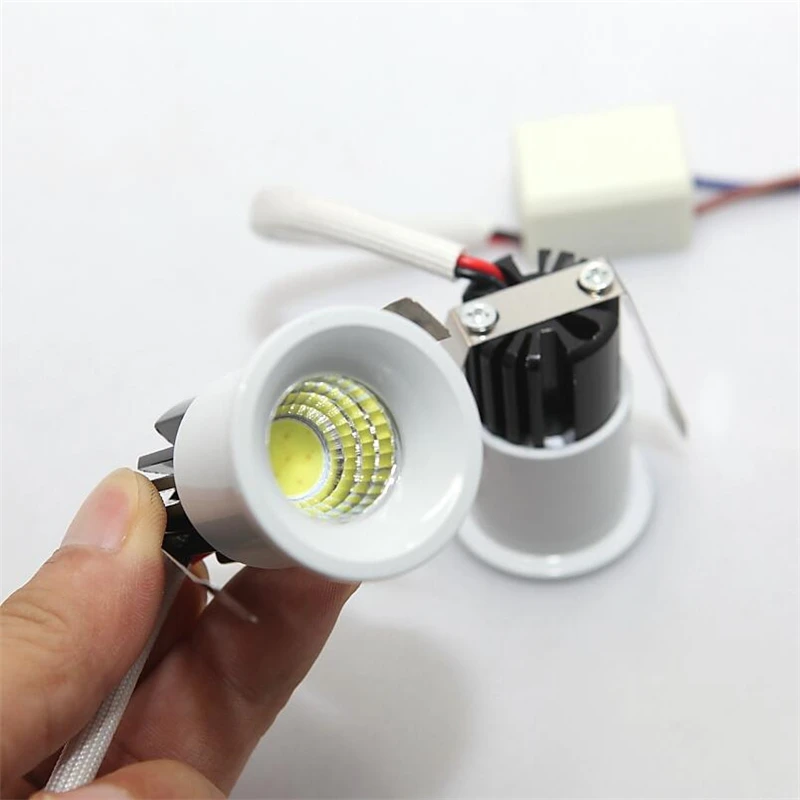 10 шт. миниатюрный Потолочный Мини светильник 5 Вт 110 В 220 В|light down|cob ledspot dimmable |